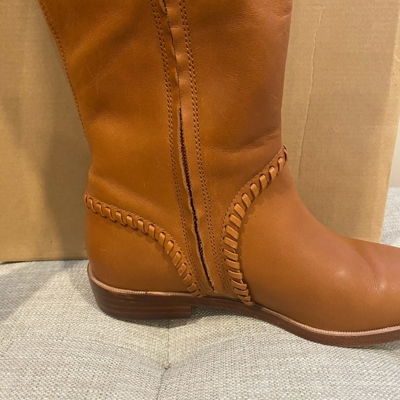 UGG Gracen Whipstich Leather Boots SZ 5 - Picture 8 of 10